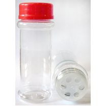 Баночки для спецій ПЕТ 100 мл | 6 мм | червоні