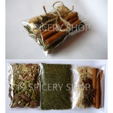 Подарочный набор пряностей для чая в трех пакетиках бандеролькой 50 г