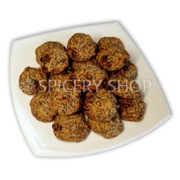 Домашнее ореховое печенье с маком и изюмом