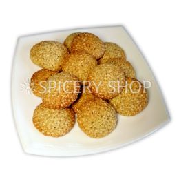 Домашнее кунжутное печенье из белого кунжута