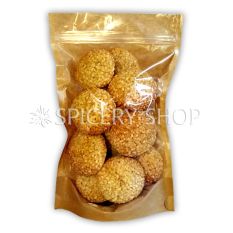 Домашнее кунжутное печенье из белого кунжута