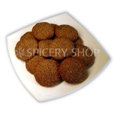 Домашнє печиво з коричневого льону з прянощами